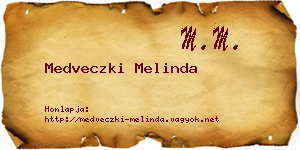 Medveczki Melinda névjegykártya